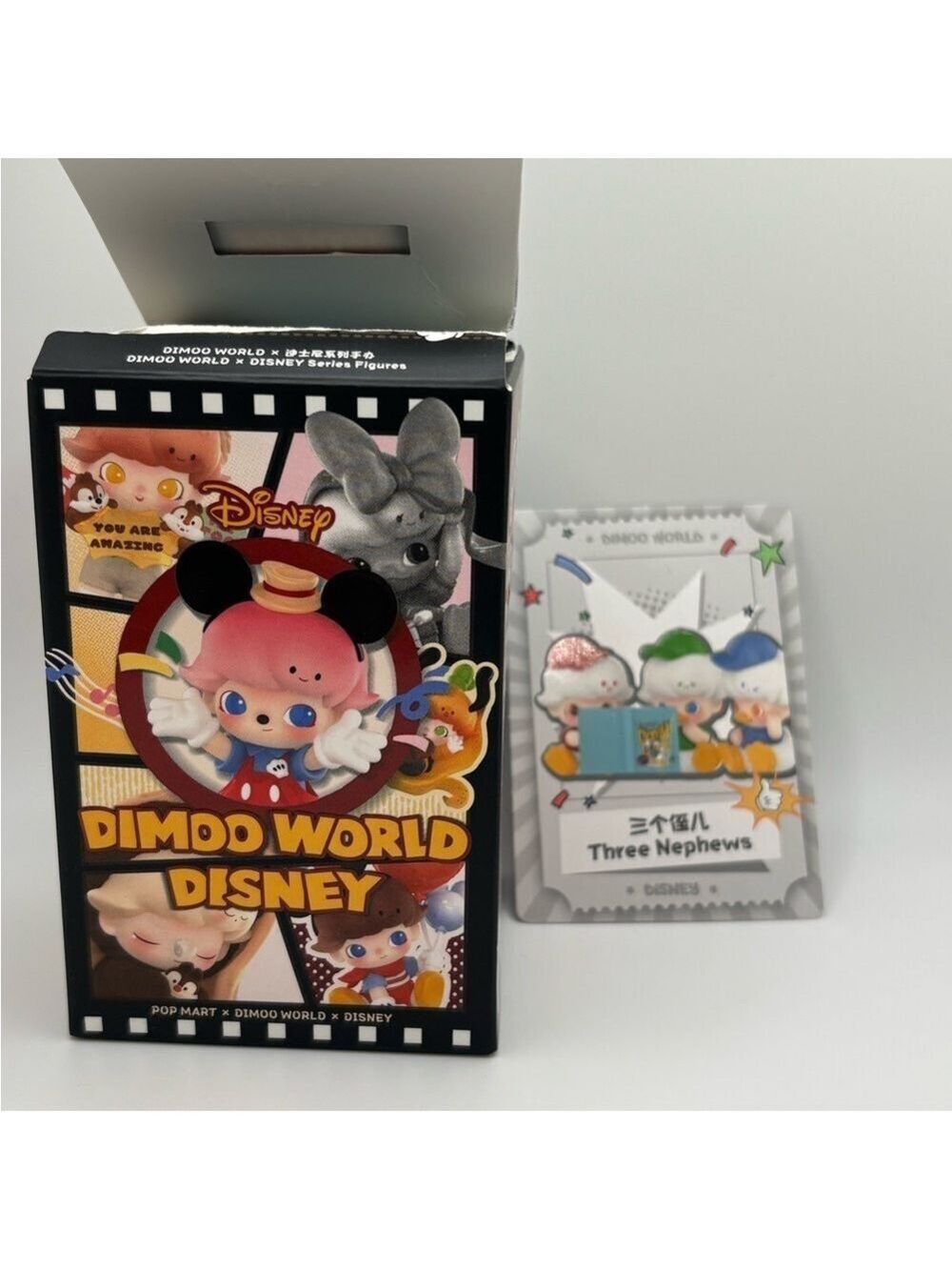 Popmart Disney Dimoo World Three Nephews Figurine- bag not opened
